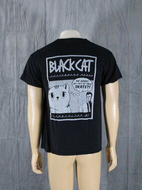 Skateboard Shirt - Black Cat Skateboards - Men's Medium
